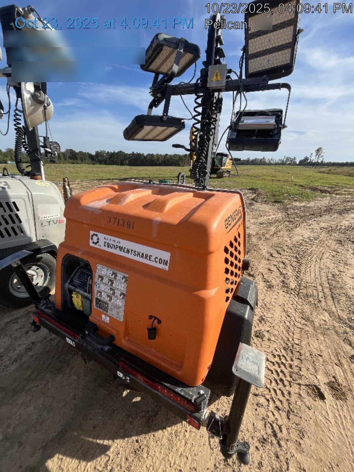 2023 Generac MLT2 Diesel, Flex Switch 120V Input, Powerzone Controller, 
(4) 320W LED Lights, 4kW Generator, 39.9 Gal Fuel Tank, 2" Ball, T3