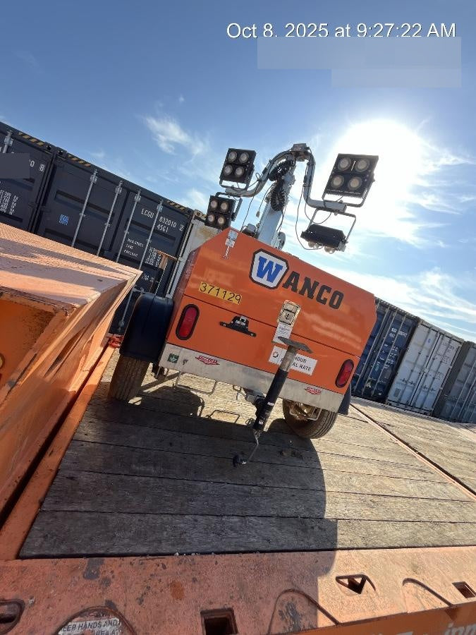 2023 Wanco WLTT-4MM4K Diesel, Deep Sea Controller, Shore Power Plug, Auto Start, (4) 350W LED Floodlights, 4kW Generator, 60 Gal Fuel Tank, 2" Ball, T3