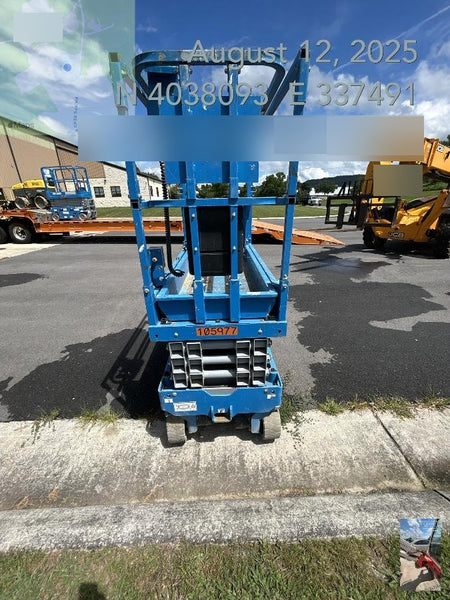 2020 Genie GS-1930 Solid Non Marking Tires, Beacon, Folding rails with half height swing gate