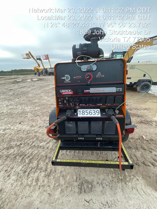 2021 Lincoln Electric Vantage 549X Ready Pak 3, ORANGE (includes trailer, cable rack, fender light kit)