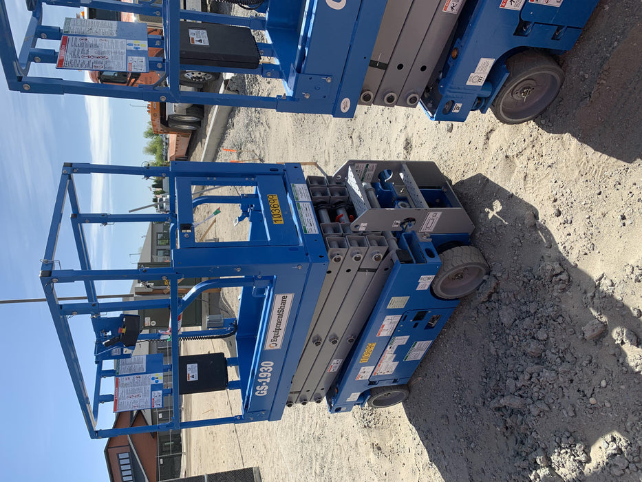 2020 Genie GS-1930 Solid Non Marking Tires, Beacon, Folding rails with half height swing gate, 800W Inverter