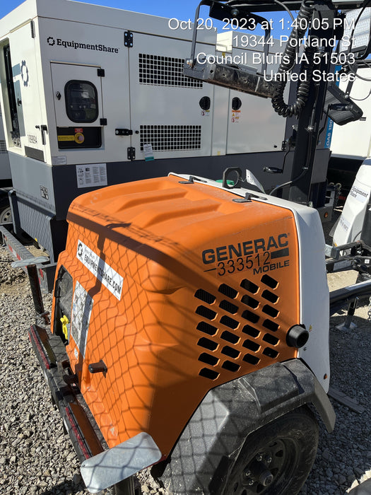 2023 Generac MLT2 Diesel, Flex Switch 120V Input, Powerzone Controller, (4) 320W LED Lights, 4kW Generator, 39.9 Gal Fuel Tank, 2" Ball, T3