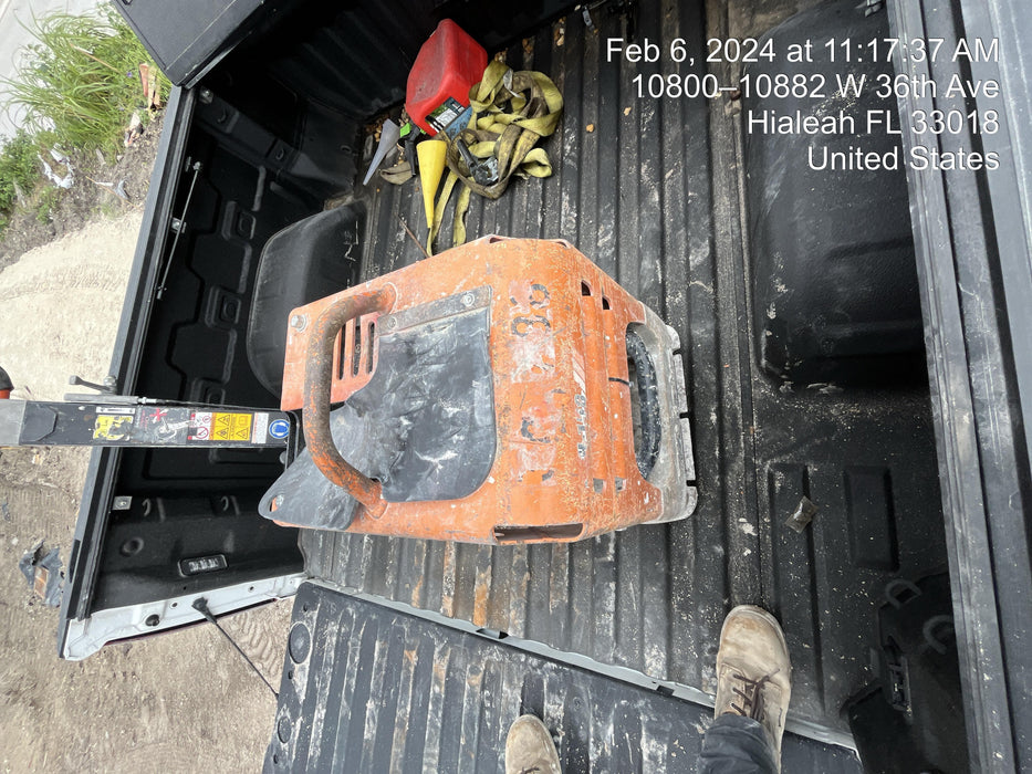 2023 Multiquip MVH158 Honda GX200, 17" Plate, Gas