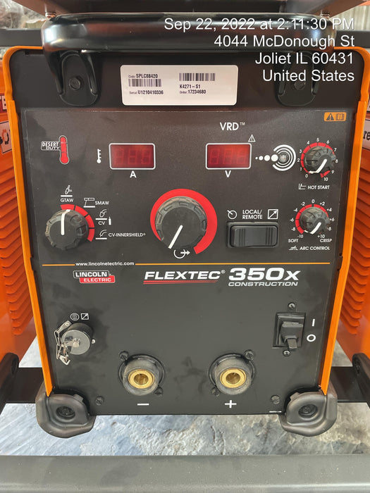 2021 LINCOLN ELECTRIC FLEXTEC 350X