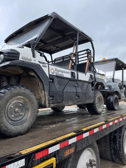2022 Kawasaki Mule PRO-DXT Standard Options, Backup Alarm, Beacon, Plastic Hard Top, Poly Windshield, Horn Kit