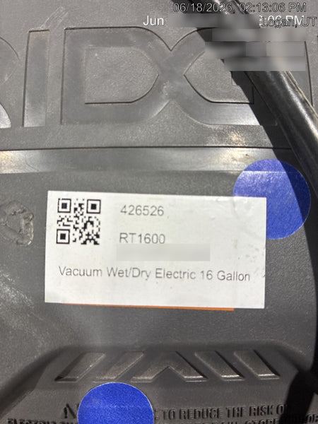 2024 RIDGID RT1600