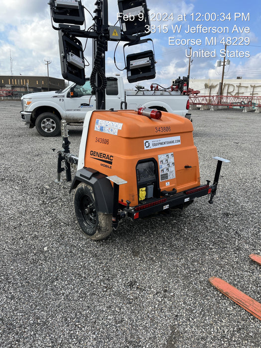 2023 Generac MLT2 Diesel, Flex Switch 120V Input, Powerzone Controller, (4) 320W LED Lights, 4kW Generator, 39.9 Gal Fuel Tank, 2" Ball, T3