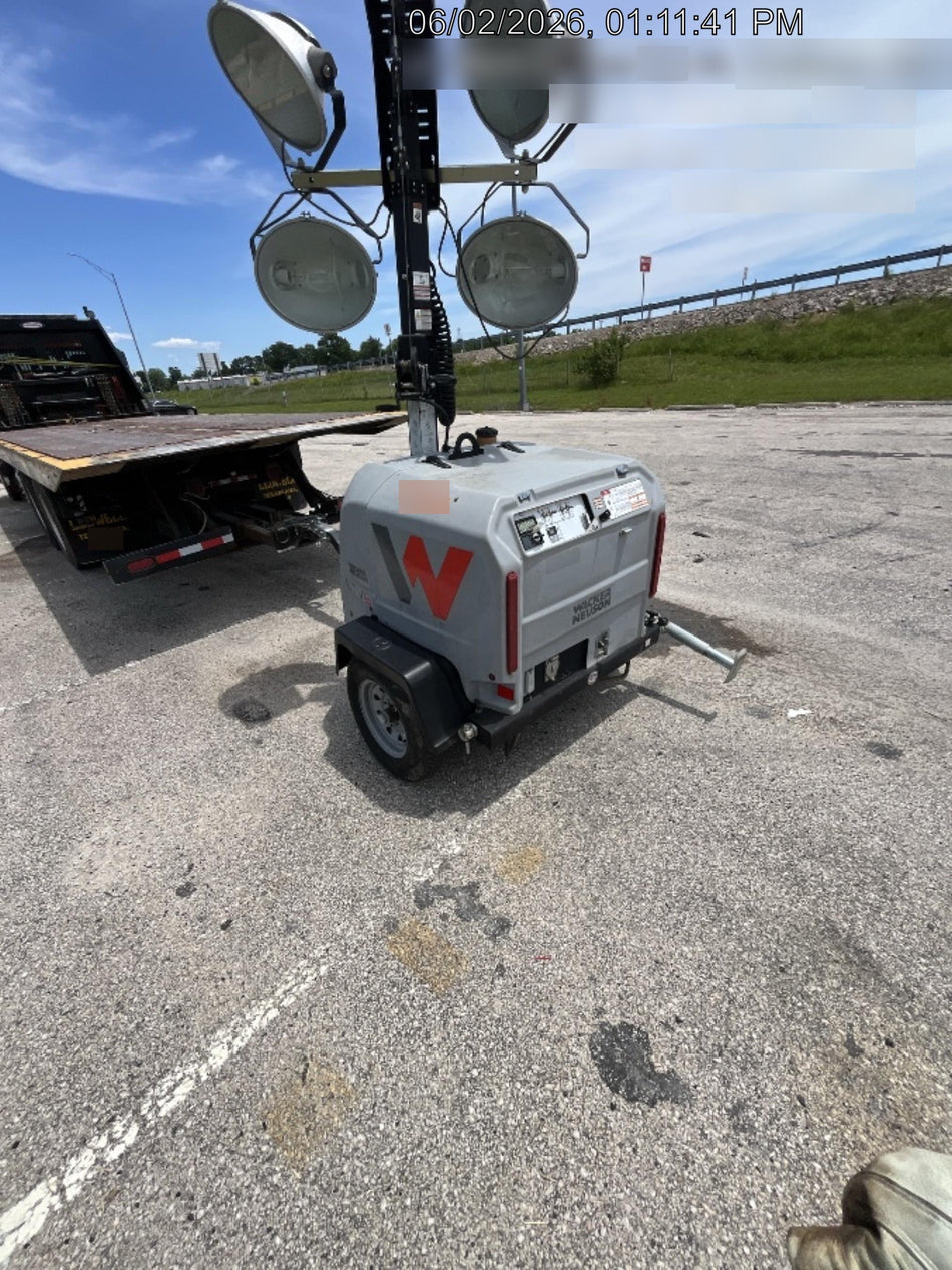 2019 Wacker Neuson LTV6L-MH Wacker Neuson LTV6L Mobile Light Tower w/Fuel Level Sensor Installed