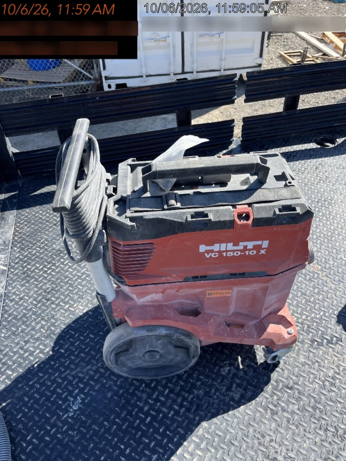 2024 HILTI VC 150-10 X