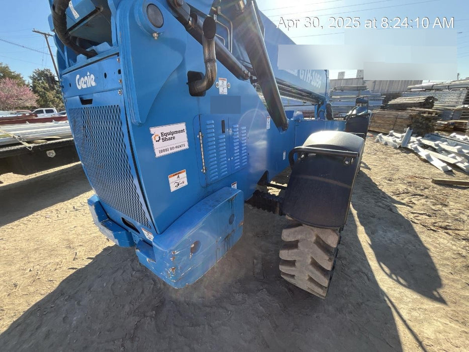 2018 Genie GTH-1056 GTH-1056 w/Open ROPS, Solid Tires, Work Lights, 60" carriage/forks, cab mesh, beacon