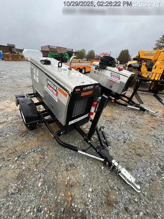 2024 Lincoln Electric LE400 Kubota V1505, Trlr, Cable Rack, Light Kit, ES Decals, T3
