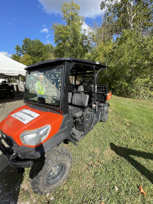 Kubota RTV-X1140W-H 4WD, LED Strobe, Windshield Acrylic Clear, Plastic Canopy, Wire Harness Kit, Backup Alarm
