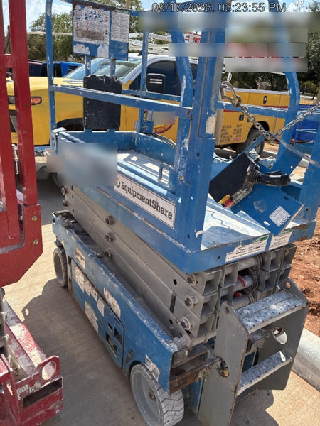 2019 Genie GS-1930 Genie GS-1930 Scissor Lift w/Standard Options
