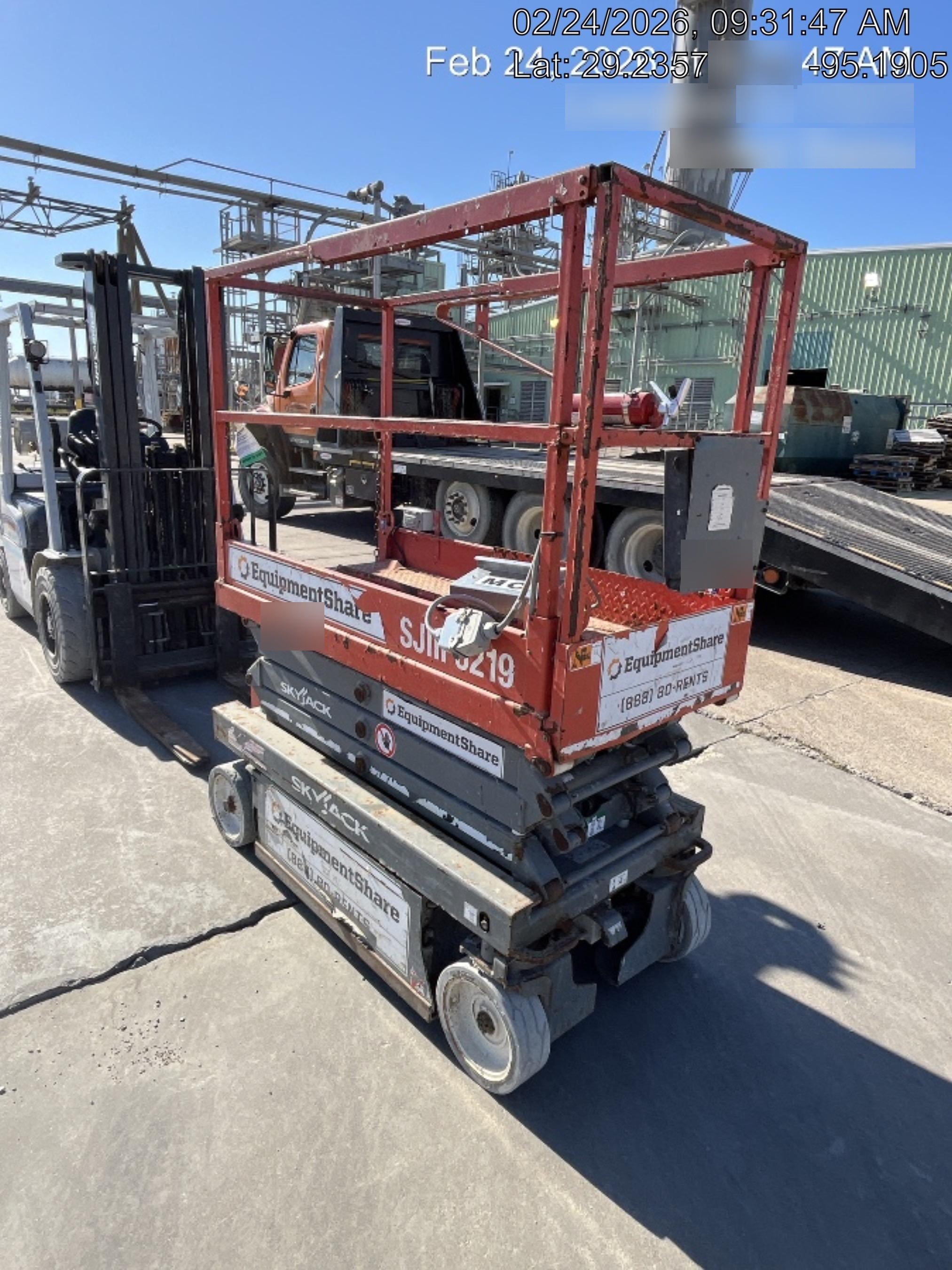 2019 Skyjack SJIII-3219 Standard Options