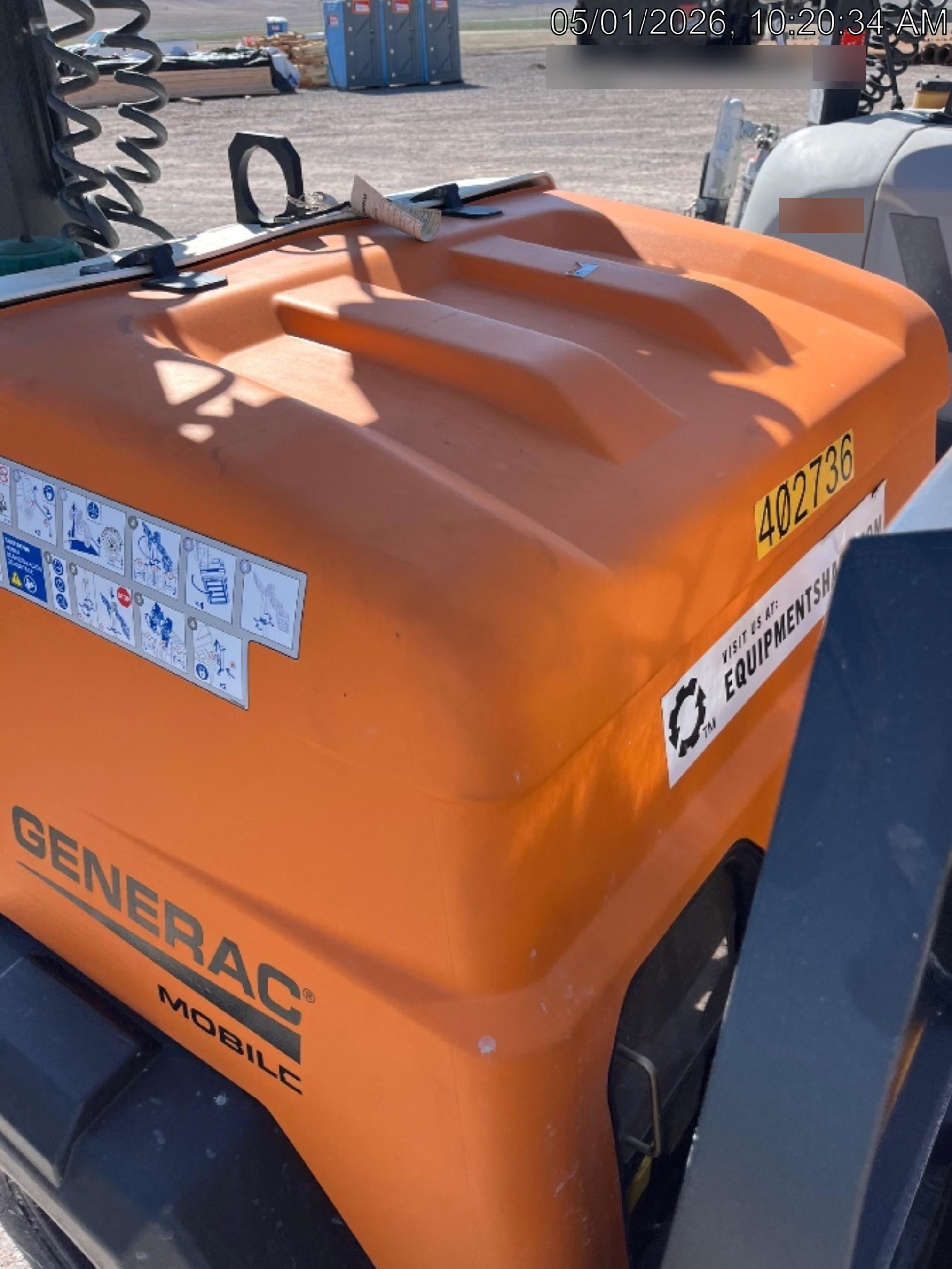 2024 Generac MLT2 Diesel, Flex Switch 120V Input, Powerzone Controller, 
(4) 320W LED Lights, 4kW Generator, 39.9 Gal Fuel Tank, 2" Ball, T3