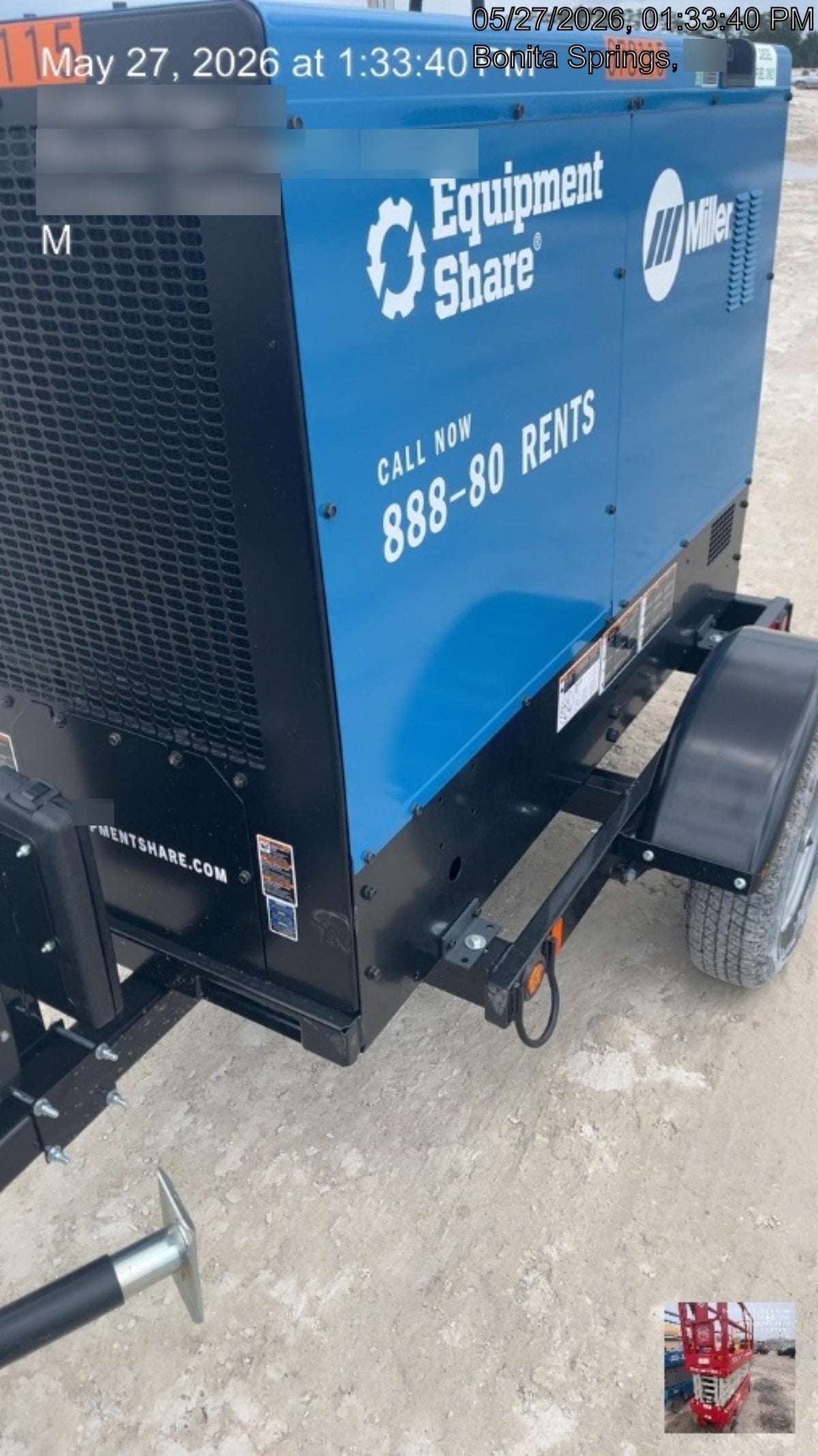 2026 MILLER ELECTRIC BIG BLUE 500