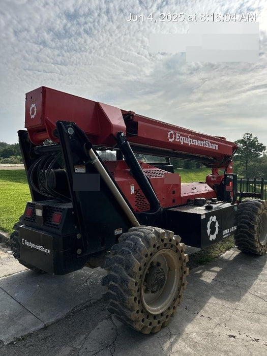 2019 Manitou MTA6034 Canopy, LED Work Lights, Solid Tires, Beacon, Auxiliary Hydraulics 48" Carriage and 48" Forks