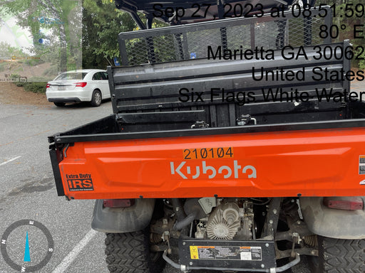 2022 Kubota RTV-X1140W-H Plastic Canopy, Windshield Acrylic Clear, LED Strobe Light, Wire Harness Kit, Back up Alarm