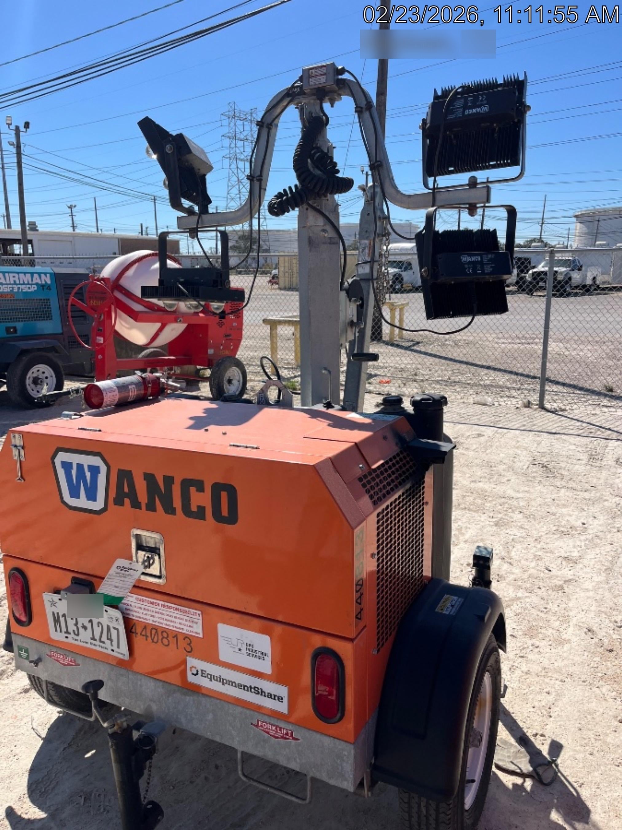 2024 Wanco WLTT-4MM4K Diesel, Deep Sea Controller, Shore Power Plug, Auto Start, (4) 350W LED Floodlights, 4kW Generator, 60 Gal Fuel Tank, 2" Ball, T3