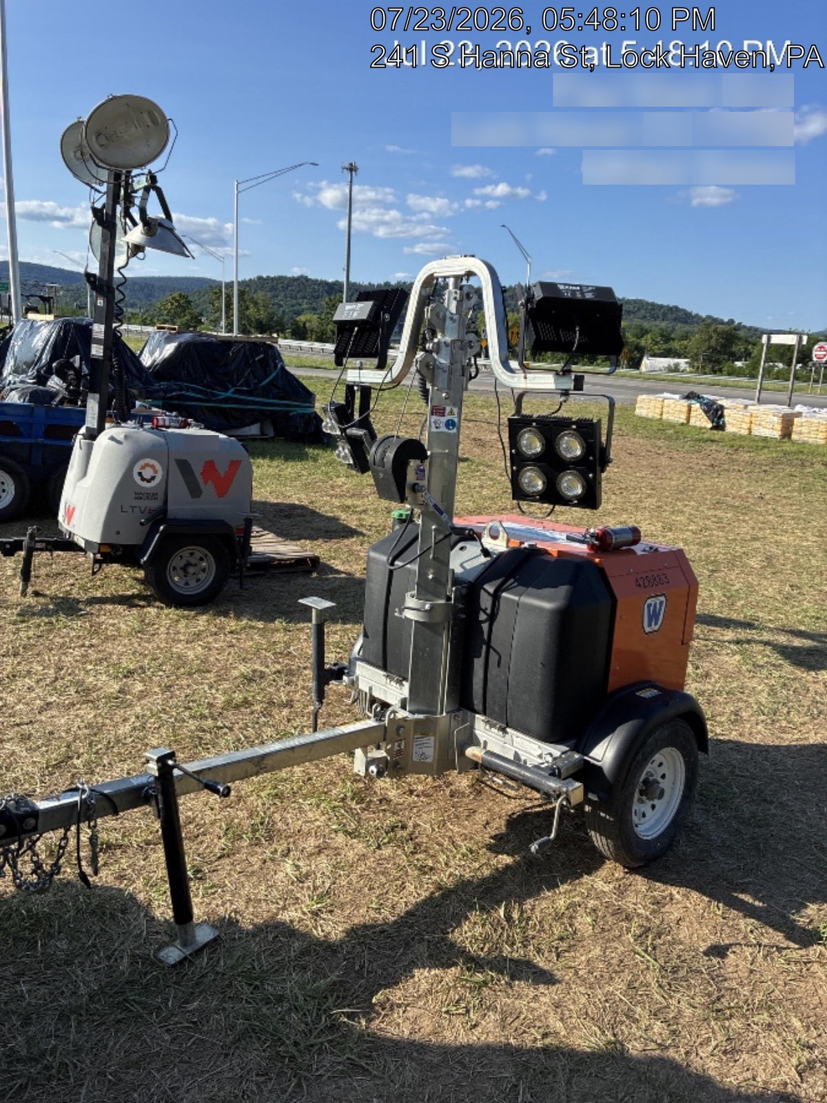 2024 Wanco WLTT-4MM4K Diesel, Deep Sea Controller, Shore Power Plug, Auto Start, (4) 350W LED Floodlights, 4kW Generator, 60 Gal Fuel Tank, 2" Ball, T3