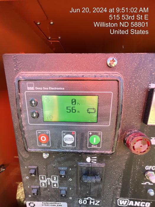 2024 Wanco WLTT-4MM4K Diesel, Deep Sea Controller, Shore Power Plug, Auto Start, (4) 350W LED Floodlights, 4kW Generator, 60 Gal Fuel Tank, 2" Ball, T3