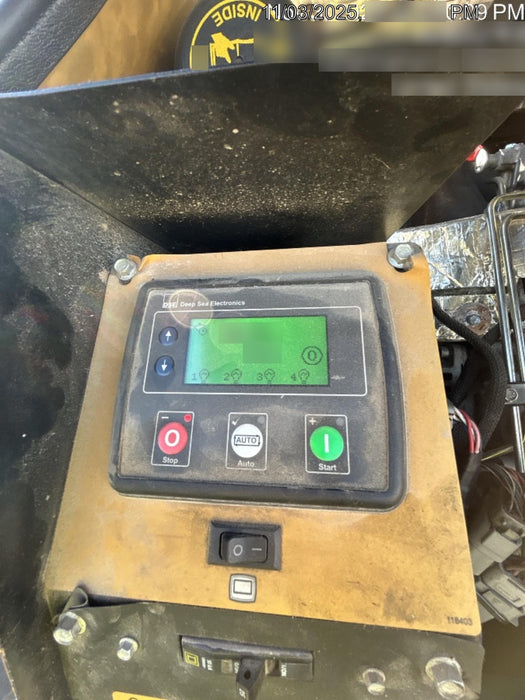 2022 Allmand NLV3GR (4) LED Light Fixture 350W, 23' Vertical Mast, 3kW Prime, Towable, Deep Sea L401, Leveling Jacks, Yanmar T4F 5.8hp