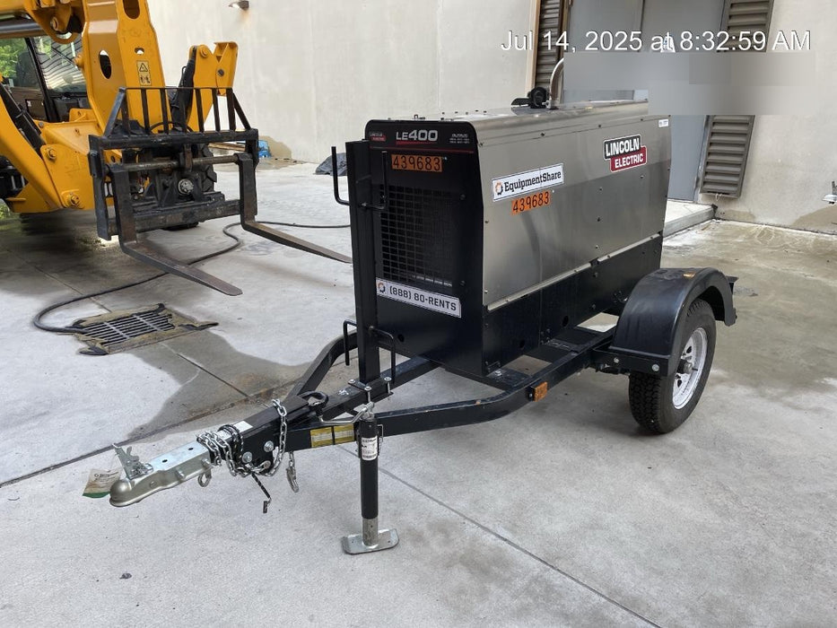 2024 Lincoln Electric LE400 Kubota V1505, Trlr, Cable Rack, Light Kit, ES Decals, T3