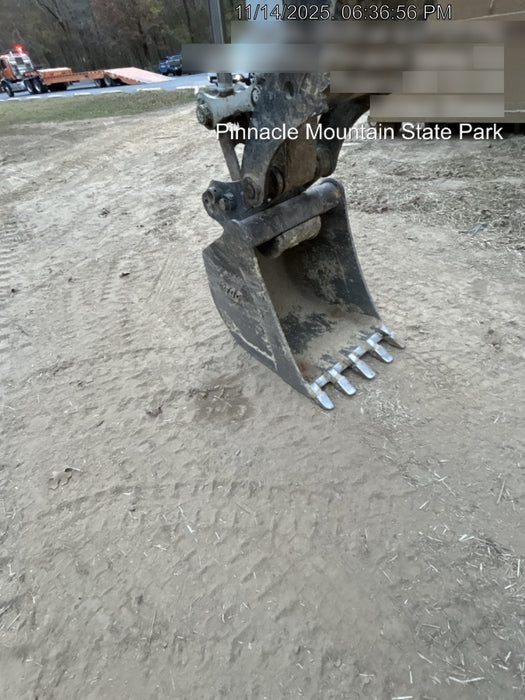 2019 Takeuchi TB290 Cab/Heat/AC Rubber tracks, Dozer blade, Travel alarm, Auxiliary hydraulics w/Manual QC, Hydraulic thumb, 18", 24", and 36" Buckets