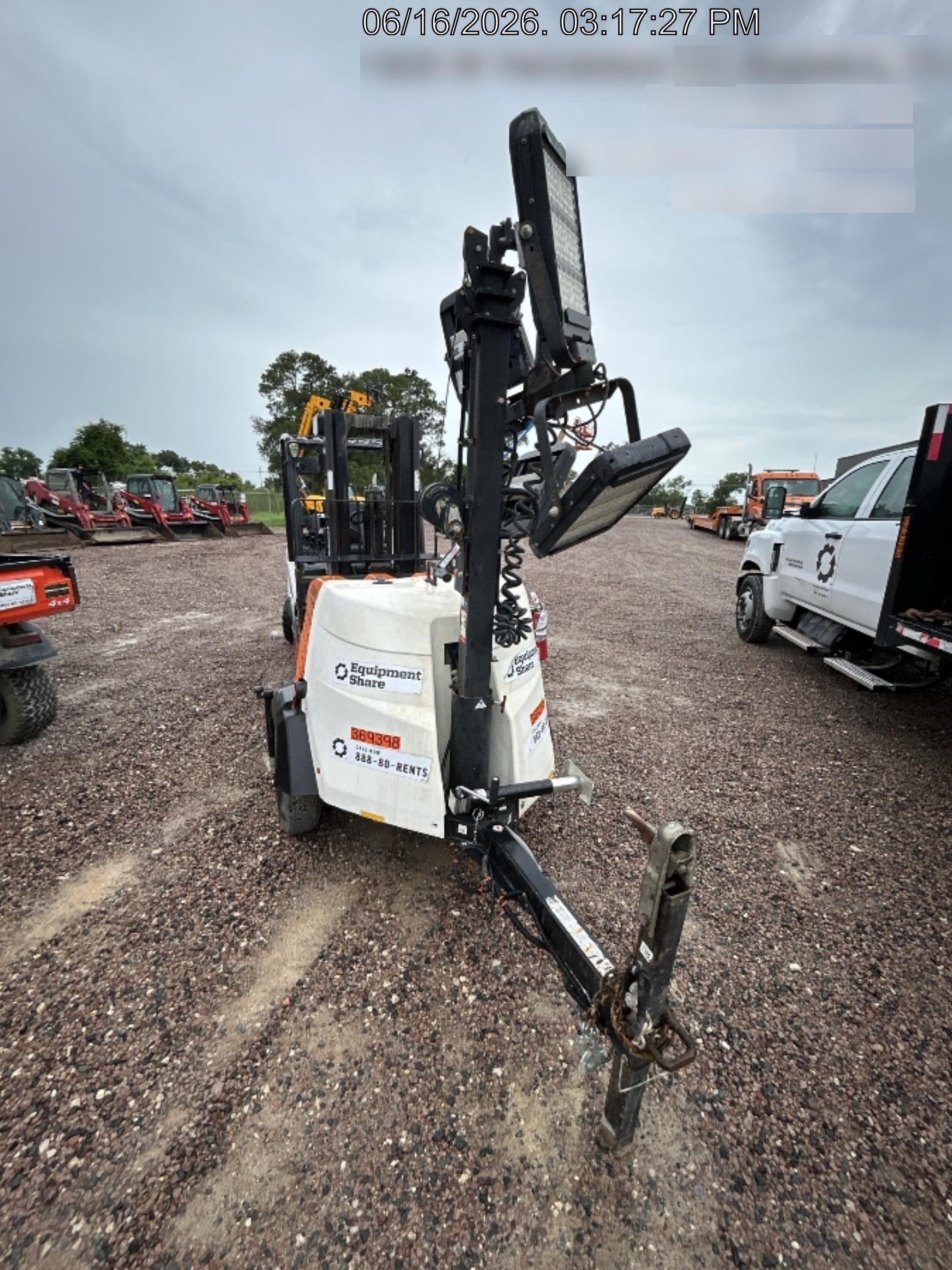 2023 Generac MLT2 Diesel, Flex Switch 120V Input, Powerzone Controller, 
(4) 320W LED Lights, 4kW Generator, 39.9 Gal Fuel Tank, 2" Ball, T3