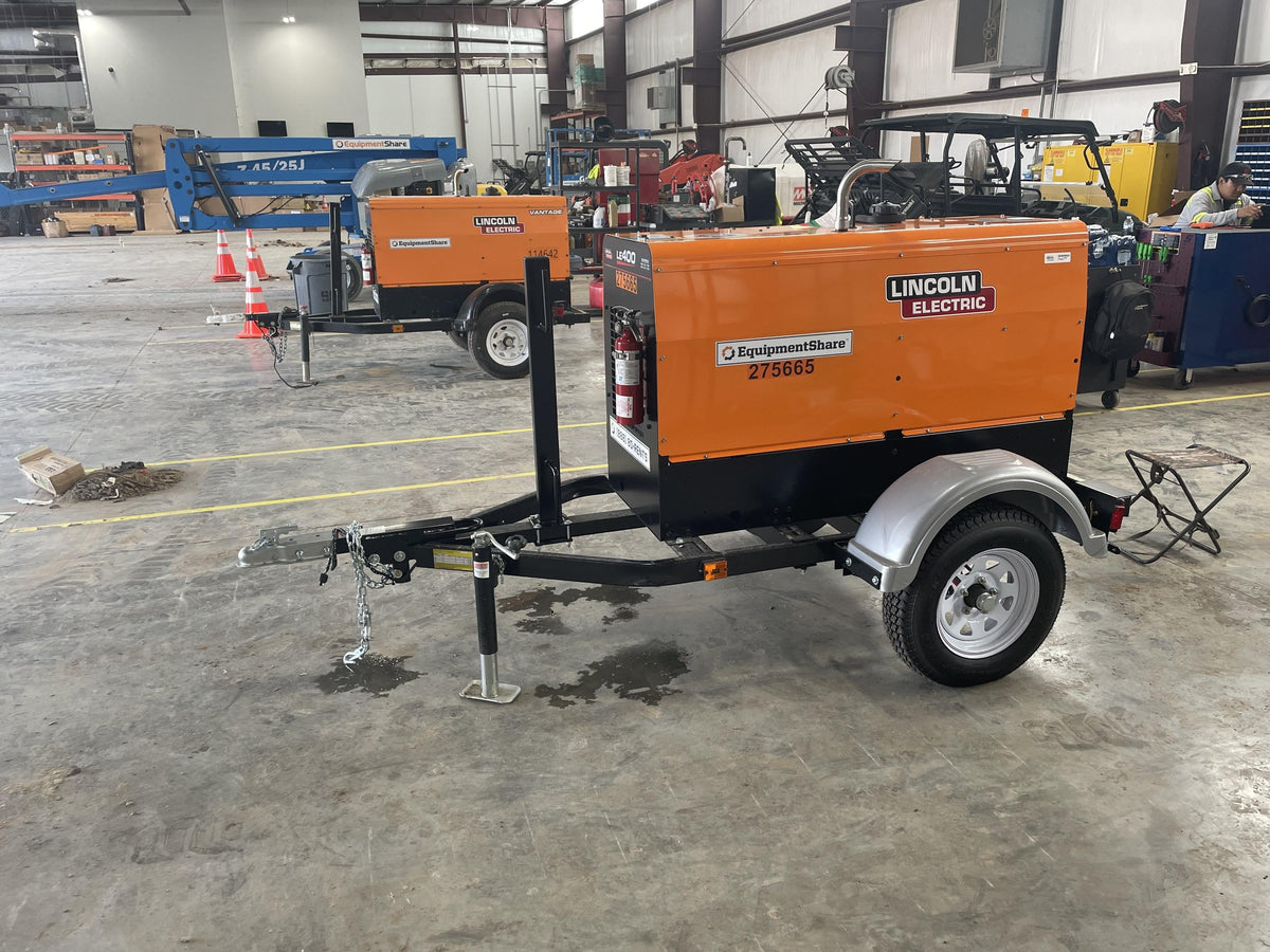 2022 Lincoln Electric LE400 Kubota V1505, Trlr, Cable Rack, Light Kit, ES Decals, T3