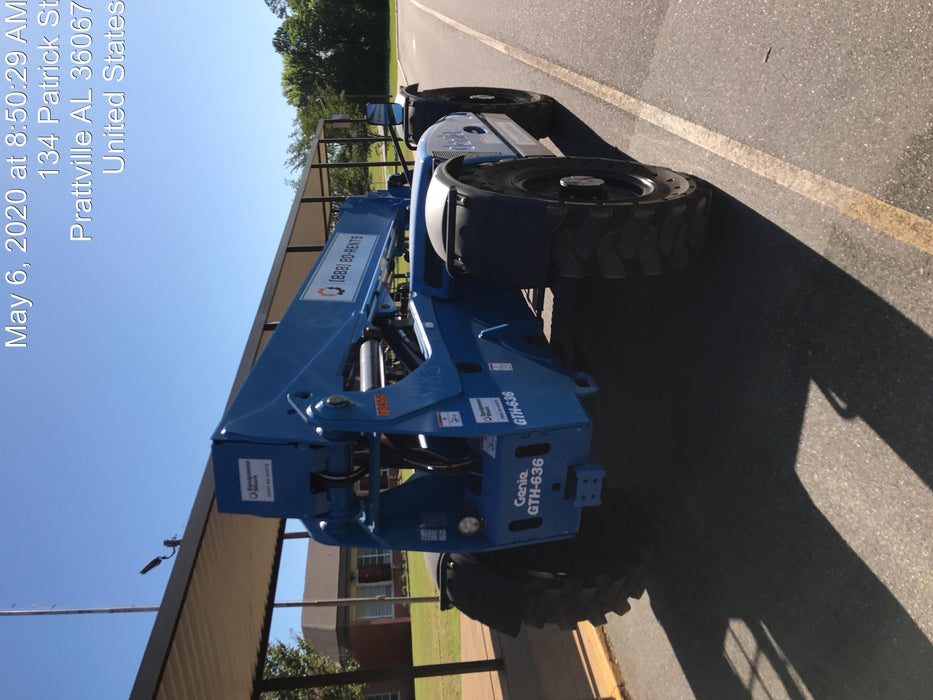 2020 Genie GTH-636 Canopy, Solid Tires, Work Lights, Beacon, Aux Hydraulics, Back up Alarm