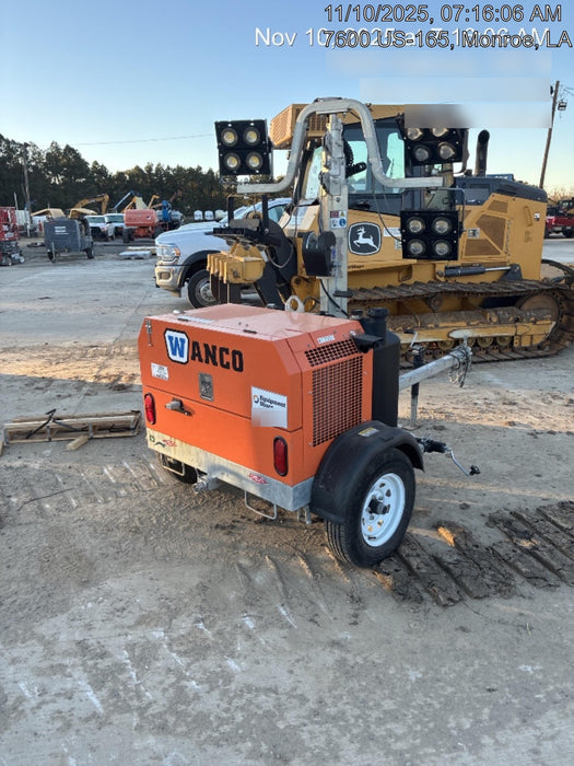 2024 Wanco WLTT-4MM4K Diesel, Deep Sea Controller, Shore Power Plug, Auto Start, (4) 350W LED Floodlights, 4kW Generator, 60 Gal Fuel Tank, 2" Ball, T3