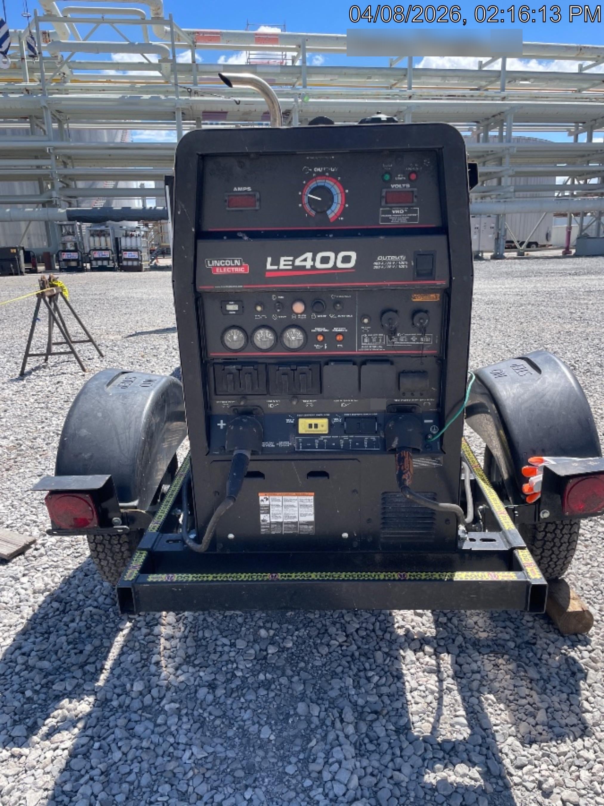 2024 Lincoln Electric LE400 Kubota V1505, Trlr, Cable Rack, Light Kit, ES Decals, T3