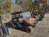 2021 Kubota RTV-X1140W-H Plastic Canopy, Windshield Acrylic Clear, LED Strobe Light, Wire Harness Kit, Back up Alarm
