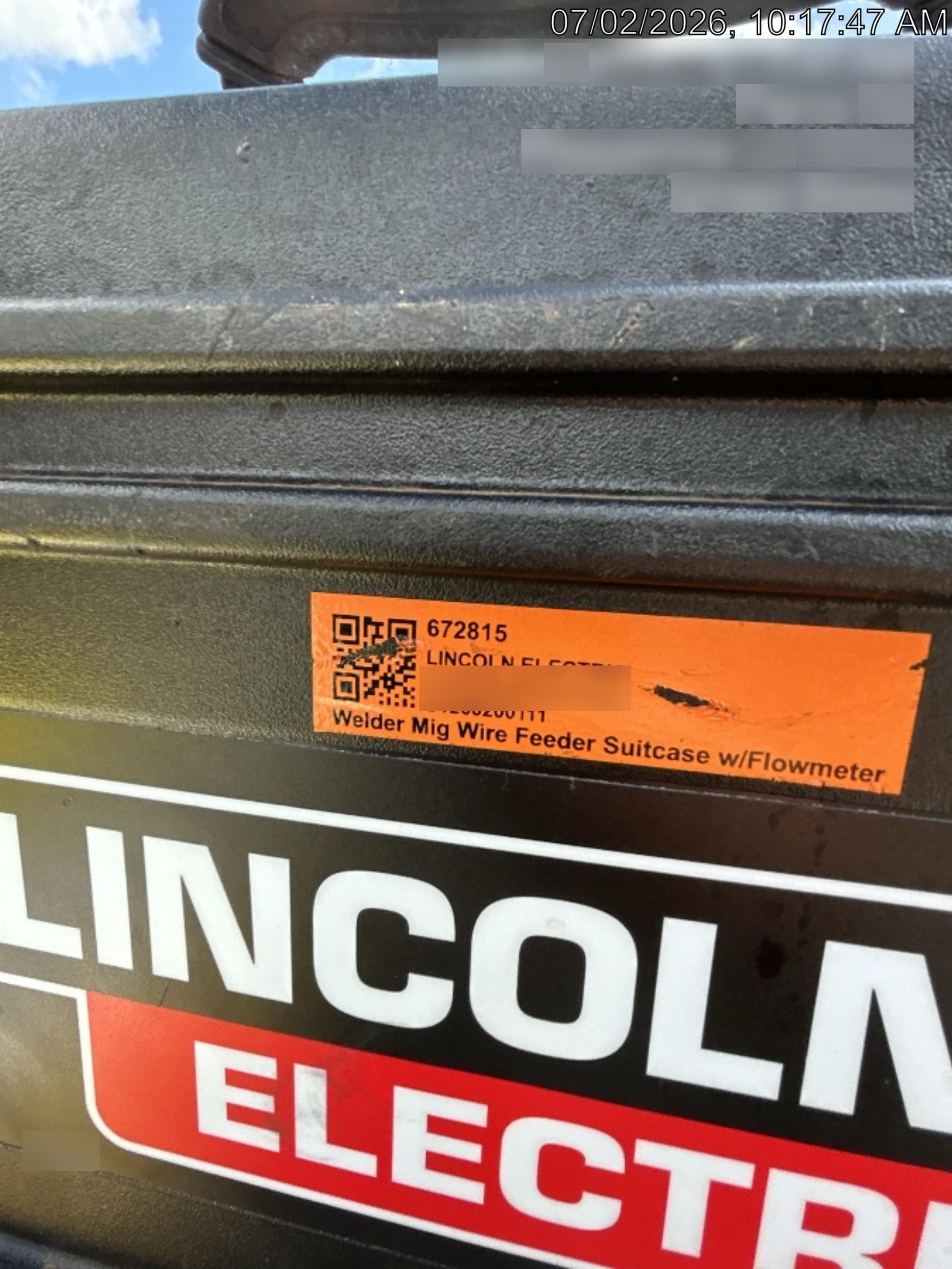 2026 LINCOLN ELECTRIC LN-25X w/Flowmeter