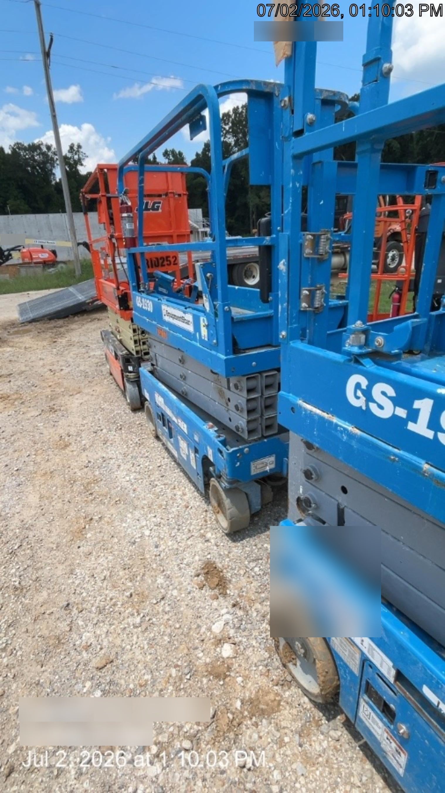 2020 Genie GS-1930 Fixed rails with chain entry gate - Pre A92.20