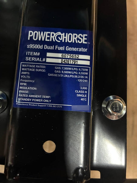 2026 POWER HORSE S9500D