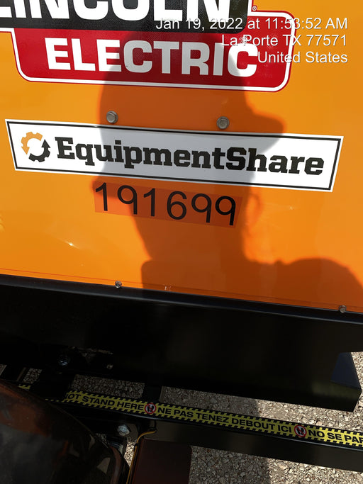 2021 Lincoln Electric Vantage 549X Ready Pak 3, ORANGE (includes trailer, cable rack, fender light kit)