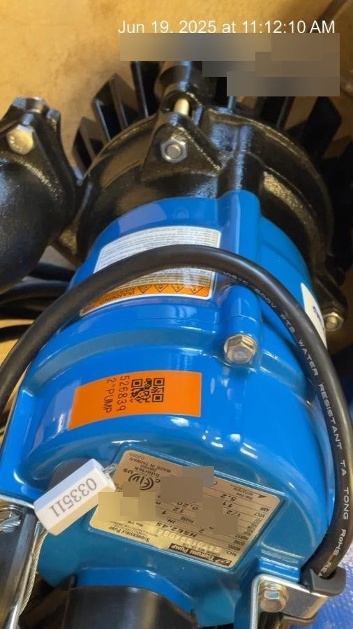 2021 XYLEM 2" Sub Pump