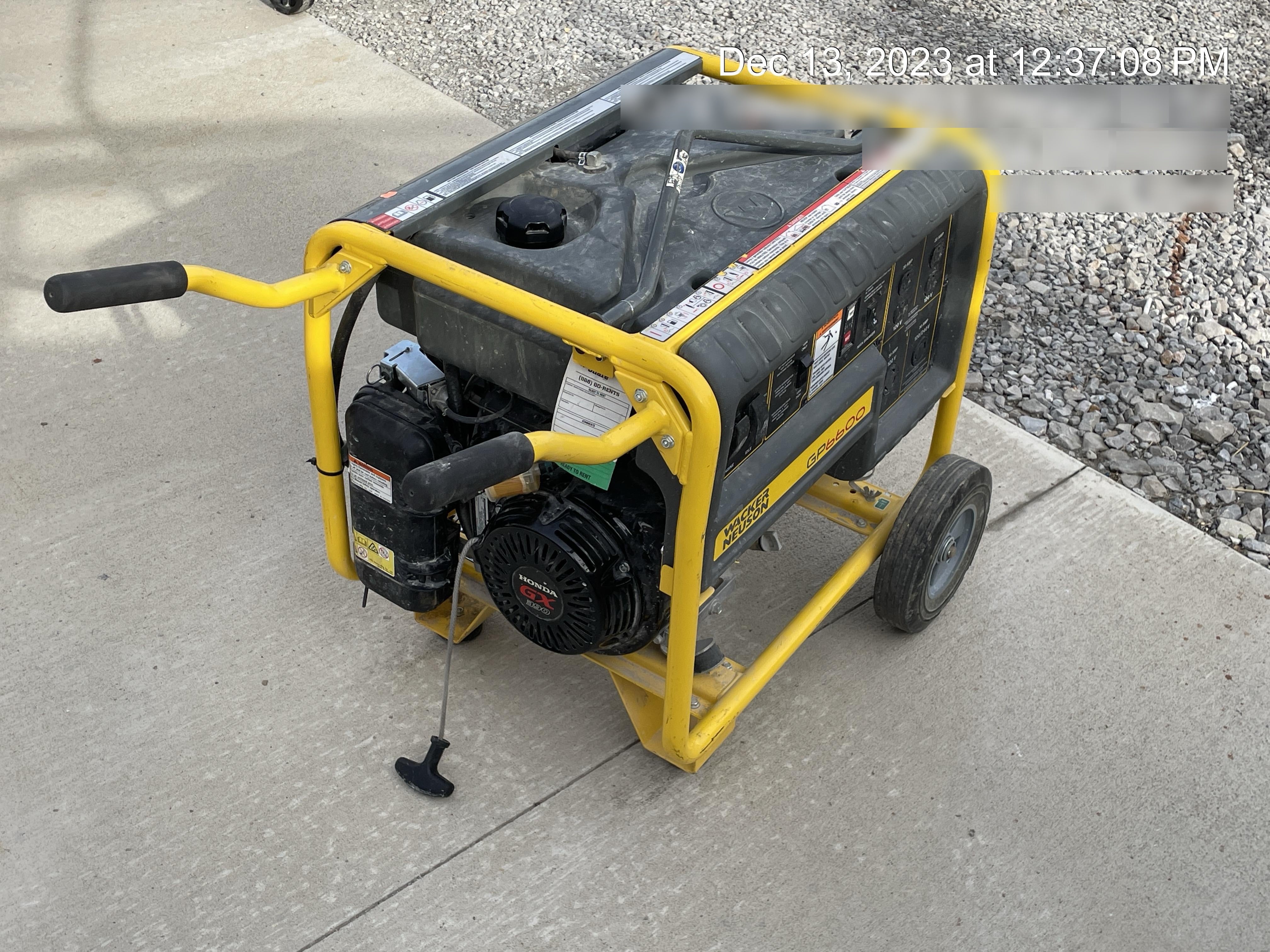 2018 WACKER NEUSON GP6600A