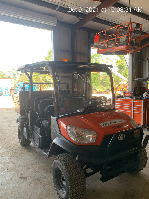 Kubota RTV-X1140W-H Plastic Canopy, Windshield Acrylic Clear, LED Strobe Light, Wire Harness Kit, Back up Alarm