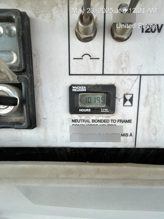 2019 Wacker Neuson LTV6L-MH Wacker Neuson LTV6L Mobile Light Tower w/Fuel Level Sensor Installed