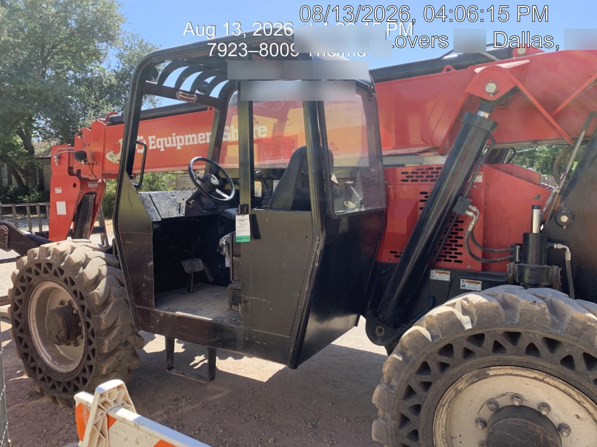 2019 Manitou MTA10055 Canopy, 120 HP, Solid Tires, Work Lights, Lift Hook, Auxiliary Hydraulics 66" Carriage and 60" Forks