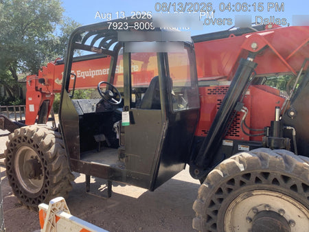 2019 Manitou MTA10055 Canopy, 120 HP, Solid Tires, Work Lights, Lift Hook, Auxiliary Hydraulics 66" Carriage and 60" Forks