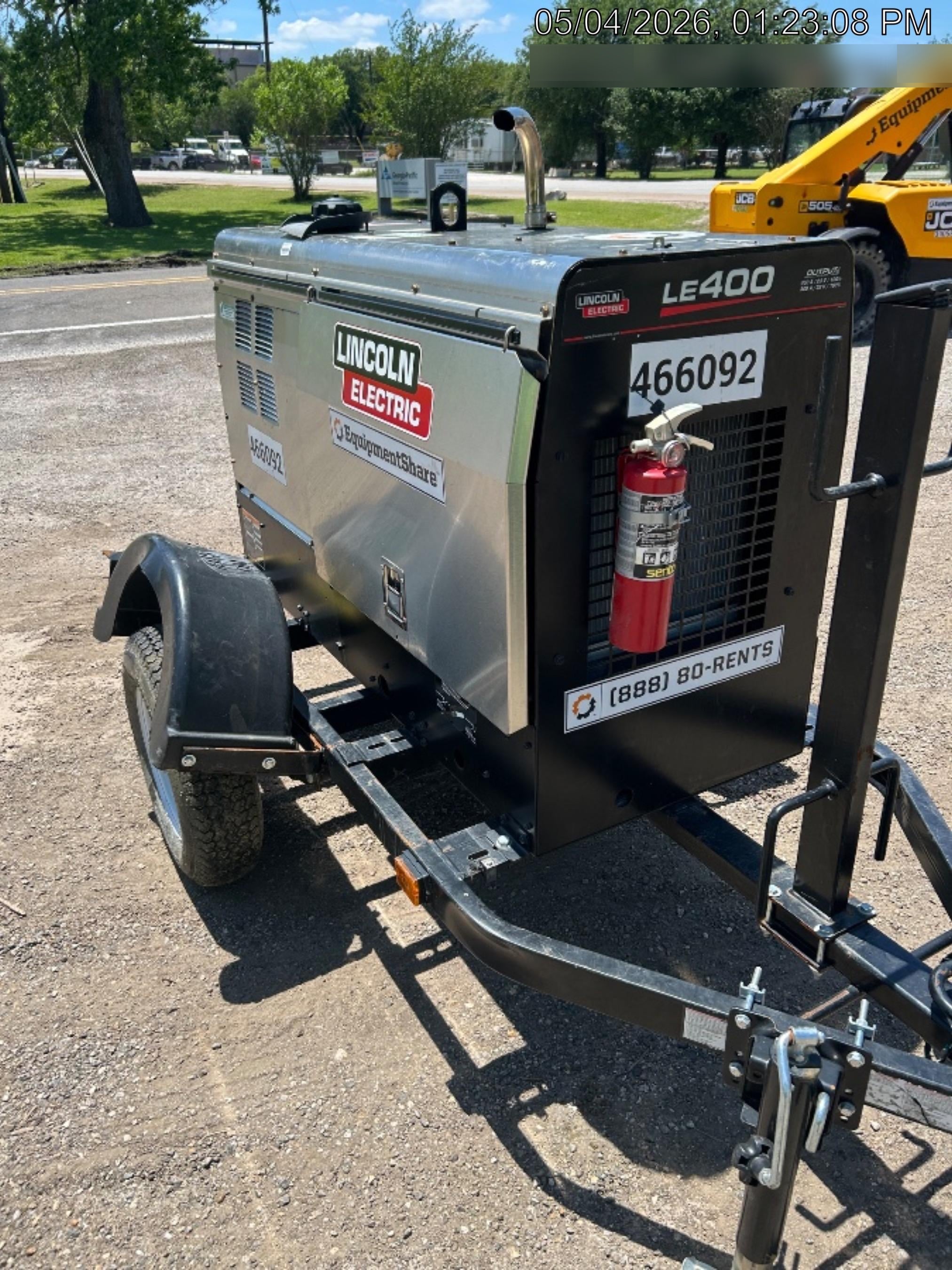 2024 Lincoln Electric LE400 Kubota V1505, Trlr, Cable Rack, Light Kit, ES Decals, T3