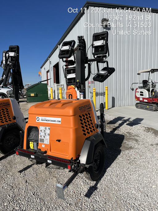 2023 Generac MLT2 Diesel, Flex Switch 120V Input, Powerzone Controller, (4) 320W LED Lights, 4kW Generator, 39.9 Gal Fuel Tank, 2" Ball, T3