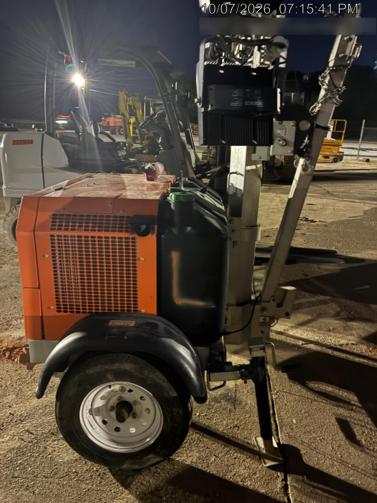 2025 Wanco WLTT-4MM4K Diesel, Mitsubishi L2E, 9.0HP @1800 rpm, Deep Sea Controller, Shore Power Plug, Auto Start, (4) 350W LED Floodlights, 4kW Generator, 60 Gal Fuel Tank, 2" Ball, T3