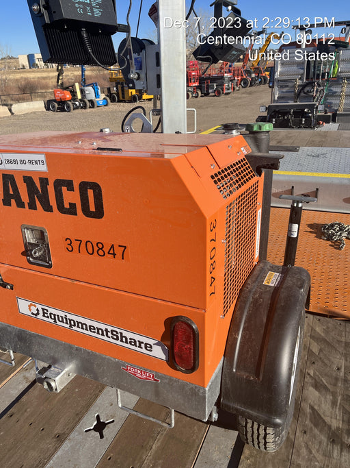 2023 Wanco WLTT-4MM4K Diesel, Deep Sea Controller, Shore Power Plug, Auto Start, (4) 350W LED Floodlights, 4kW Generator, 60 Gal Fuel Tank, 2" Ball, T3