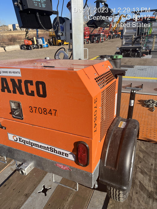 2023 Wanco WLTT-4MM4K Diesel, Deep Sea Controller, Shore Power Plug, Auto Start, (4) 350W LED Floodlights, 4kW Generator, 60 Gal Fuel Tank, 2" Ball, T3