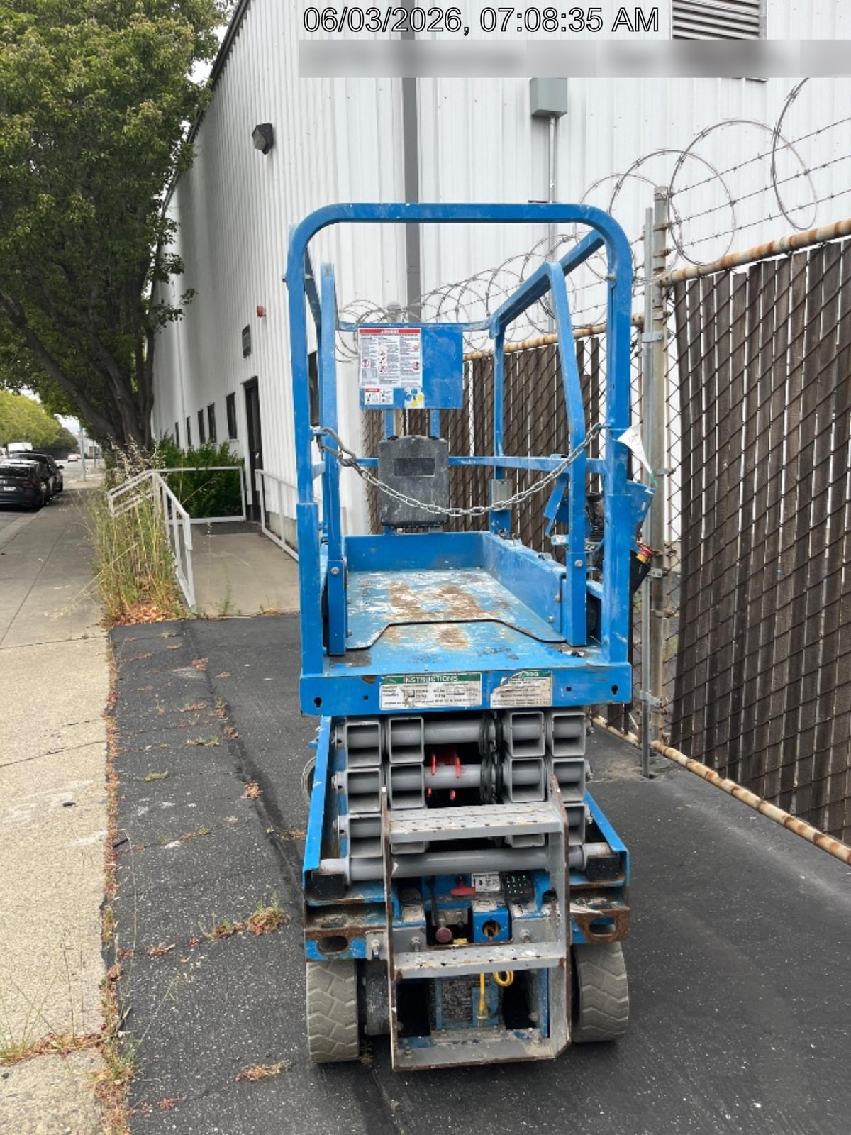 2020 Genie GS-1930 Fixed rails with chain entry gate - Pre A92.20, 800W Inverter